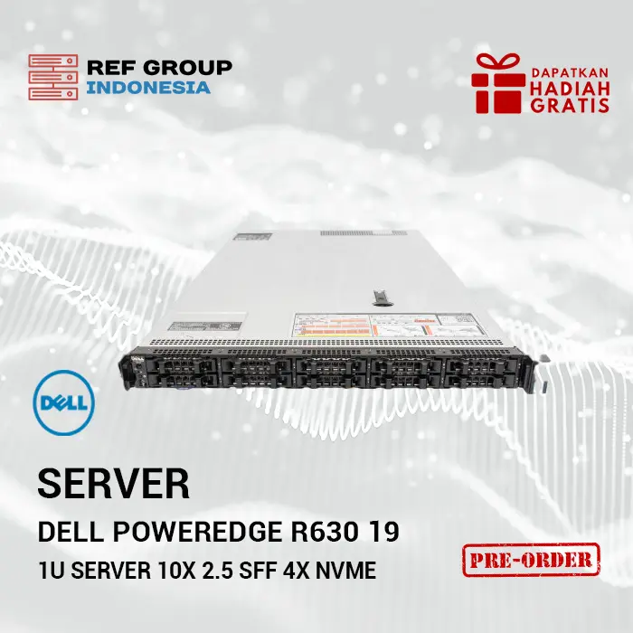 Pictures_Schmiede_11 Dell PowerEdge R630 19" 1U Server 10x 2,5" SFF 4x NVMe 2x Intel XEON E5-2600 v3 v4 DDR4 ECC Raid 2x PSU - Image 1