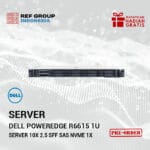 Dell PowerEdge R6615 1U Server 10x 2,5" SFF SAS NVMe 1x AMD EPYC Gen4 DDR5 ECC Raid 2x PSU +NEW+
