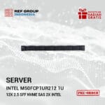 Intel M50FCP1UR212 1U Server 12x 2,5" SFF NVMe SAS 2x Intel XEON Scalable LGA4677 DDR5 ECC 2x PSU +NEW+