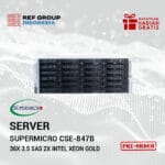 Supermicro CSE-847B X11DPH-T 4U 36x 3,5" SAS 2x Intel XEON Gold 6252 256GB DDR4 2x 240 GB SSD 2x 1200W Rails