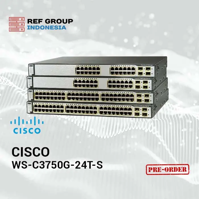Perangkat Networking WS-C3750G-24T-S - Image 1