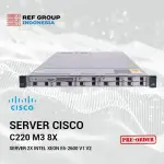 Cisco UCS C220 M3 8x 2,5" SFF 19" 1U Rack Server 2x Intel XEON E5-2600 v1 v2 DDR3 ECC Raid 2x PSU