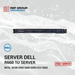 Dell PowerEdge R660 1U Server 10x 2,5" SFF SAS4 SATA NVMe 2x Intel XEON Scalable LGA4677 DDR5 ECC Raid 2x PSU