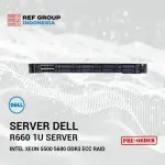 Dell PowerEdge R660 1U Server 10x 2,5" SFF SAS4 SATA NVMe 2x Intel XEON Scalable LGA4677 DDR5 ECC Raid 2x PSU