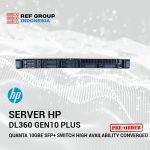HP ProLiant DL360 Gen10 Plus 1U Server 8x 2,5" SFF SAS NVMe 2x Intel XEON Scalable LGA4189 DDR4 ECC Raid 2x PSU