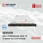 Dell PowerEdge R630 19" 1U Server 10x 2,5" SFF 4x NVMe 2x Intel XEON E5-2600 v3 v4 DDR4 ECC Raid 2x PSU - Image 2
