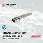 HP Synergy QSFP+ to 2x 10Gb RJ-45 1/10GbE copper 30m Transceiver 838327-B21