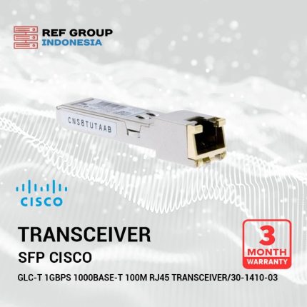 TRANSCEIVER SFP CISCO GLC-T 1GBPS 1000BASE-T 100M RJ45 TRANSCEIVER/30-1410-03