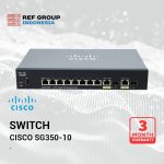 CISCO SG350-10 10-Port Gigabit Managed Network Switch - Image 2