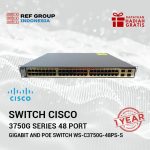 Switch Cisco 3750G Series 48 Port GIGABIT AND PoE Switch WS-C3750G-48PS-S - Image 2