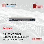 Lenovo Brocade G610 DB-610S 24-Port 32Gb FC FibreChannel SAN-Switch 8-Ports active - Image 3