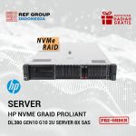 HP NVMe GRAID ProLiant DL380 Gen10 G10 2U Server 8x SAS + 8x U.2 NVMe 2,5" 2x 2x Intel XEON Gold 6134 128GB DDR4 2x 240 GB SSD 2x 800W - Image 3