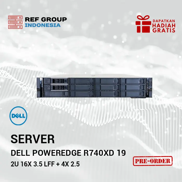 Dell PowerEdge R740xd 19" 2U 16x 3,5" LFF + 4x 2,5" SFF rear bay 2x Intel XEON Scalable LGA3647 DDR4 ECC Raid 2x PSU Server - Image 3