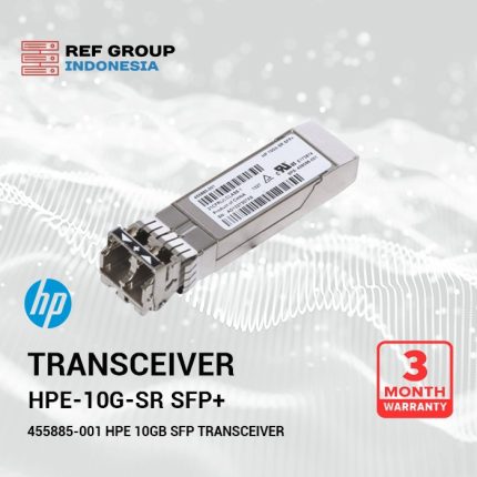 TRANSCEIVER HPE-10G-SR SFP+ 455885-001 HPE 10GB SFP TRANSCEIVER
