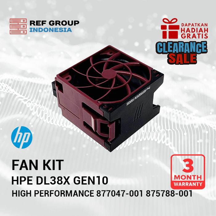 01021405.webp HPE DL38X Gen10 High Performance Fan Kit 877047-001 875788-001 - Image 1