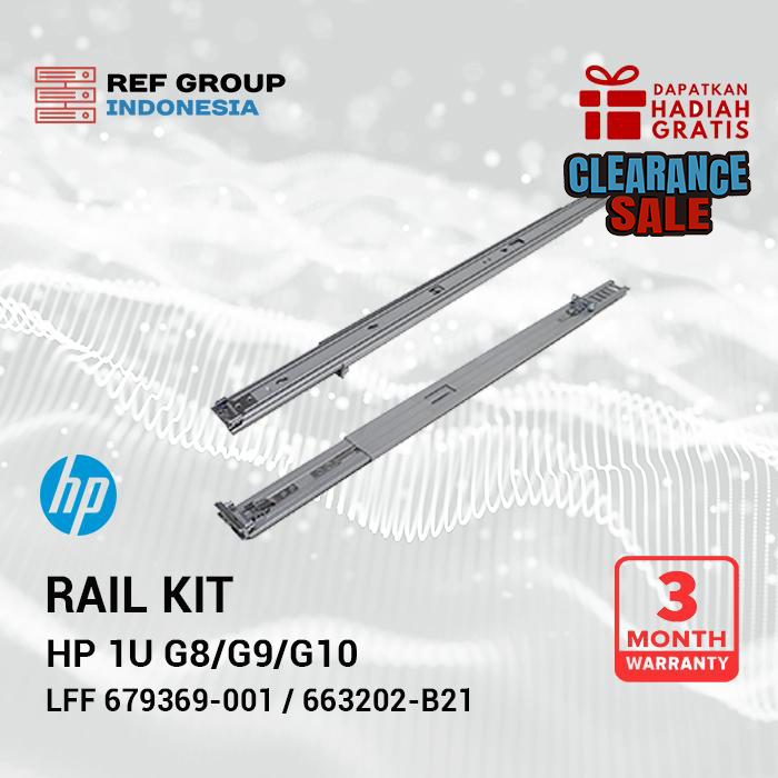 01021451.webp Rail kit HP 1U G8/G9/G10 LFF 679369-001 / 663202-B21 Rp.1500000 - Image 1