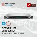 Server HPE DL20 Gen10+ CPU Intel Xeon E-2434 1P 16G 4SFF | GARANSI Resmi - Image 2