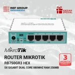Router Mikrotik RB750Gr3 hEX 5x Gigabit Dual Core 880MHz RAM 256MB - Image 2