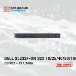 DELL S5232F-ON 32x 10/25/40/50/100Gb QSFP28 + 2x 1/10Gb SFP+ Ethernet Network 19" 1U Switch 2x PSU front-to-rear airflow