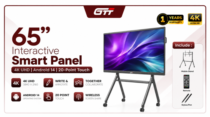 65″ Interactive Smart Panel Banner
